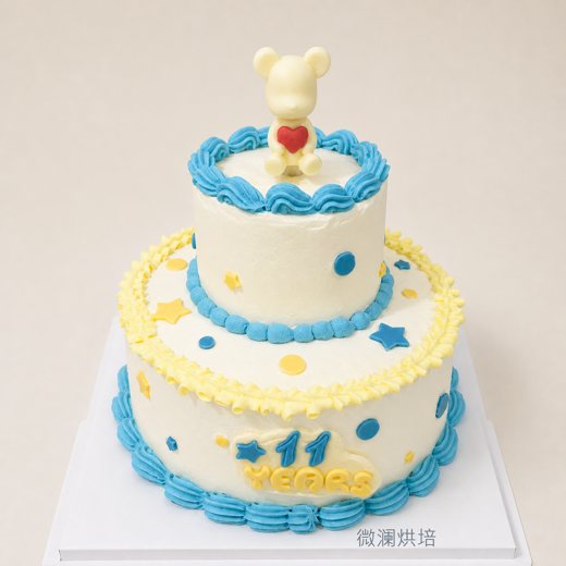 暴力熊主题生日蛋糕 (1064)
