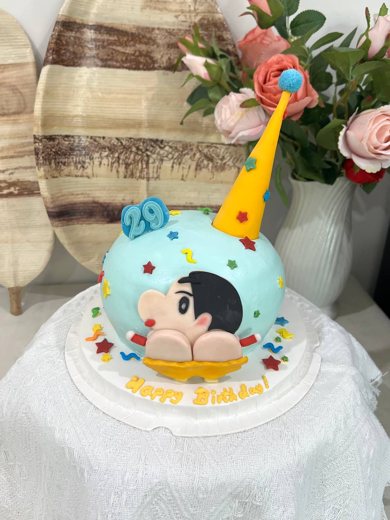 蜡笔小新生日蛋糕 (1016)