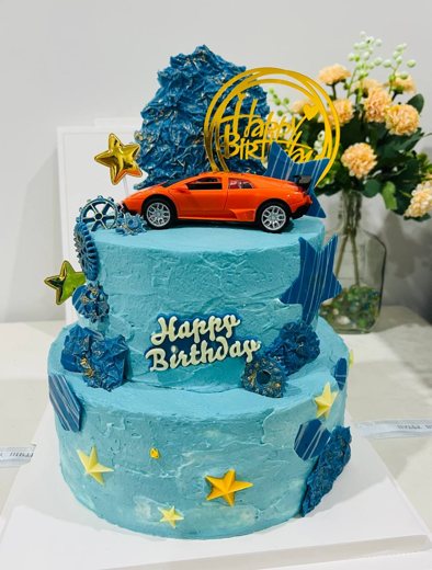 跑车主题生日蛋糕 (1042)